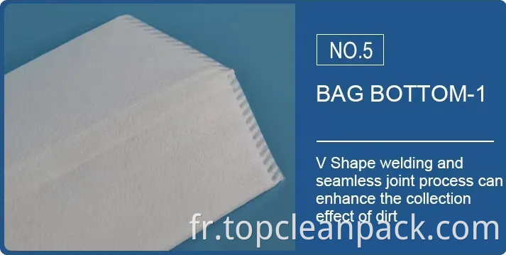 Sac de filtre PE à basse pression à haut débit largement applicable